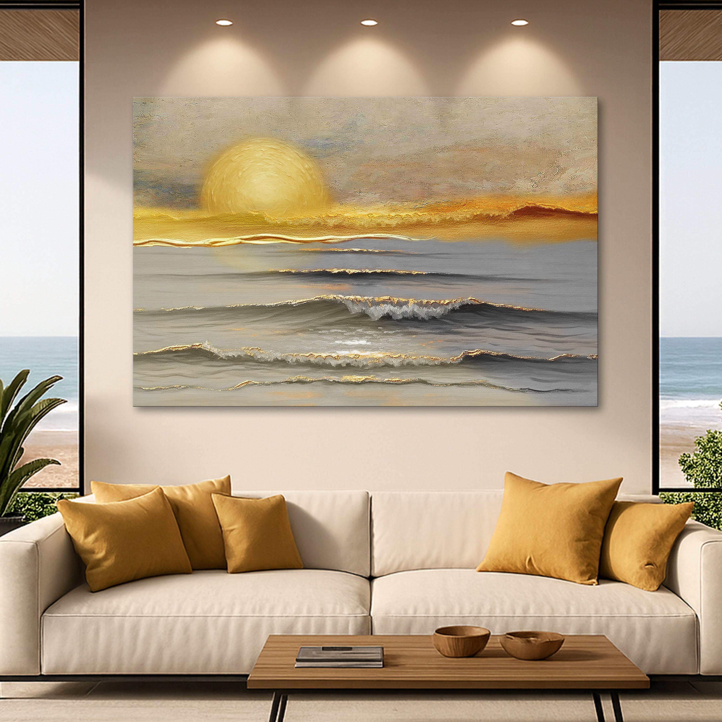 Golden Horizon - Canvas Print