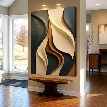 Earthen Flows - Canvas Print