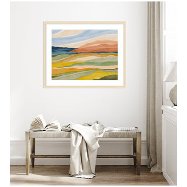 Vibrant Rhythm - Framed Print