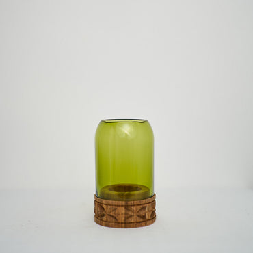 Candle Holder - Upcycled Glass