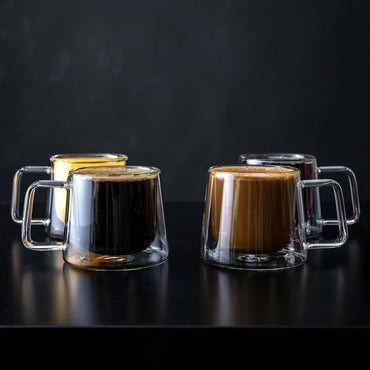Double Walled Mug with Handle - Set of 4 or 24