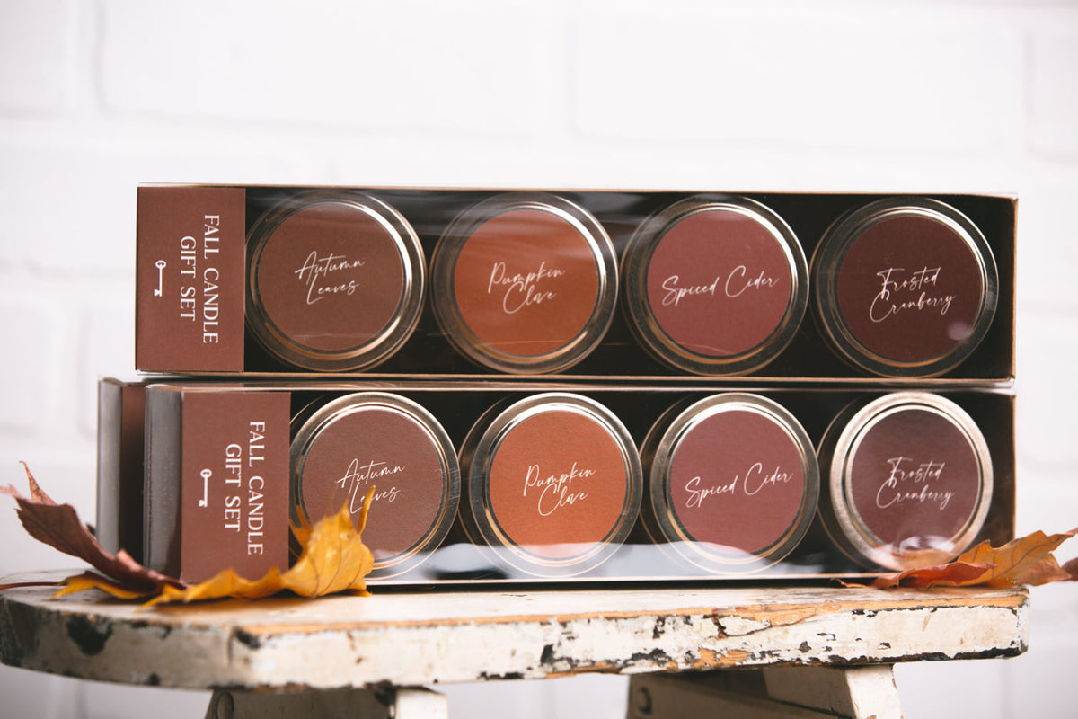 Fall Soy Candle Gift Set