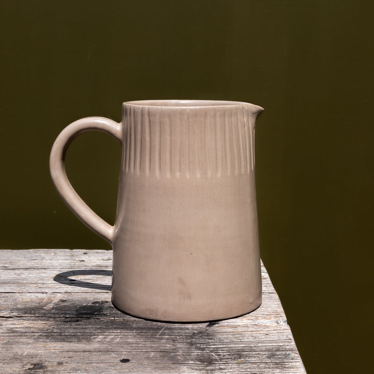 Carved Line Pitcher