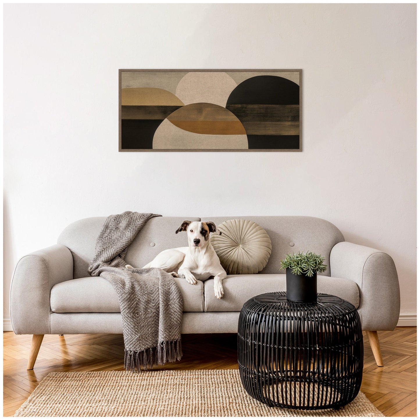 Tonal Abstract - Framed Print