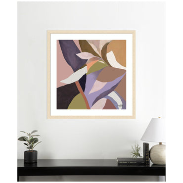 Azure Stems - Framed Print