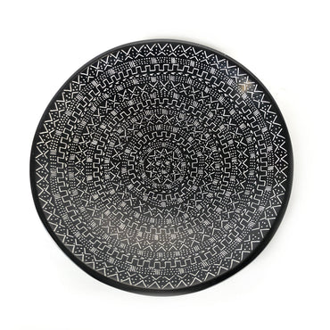 Soapstone Platter - 12" (Decorative Use Only)