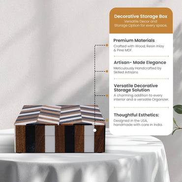 Marquet Decorative Box – 8 Sizes
