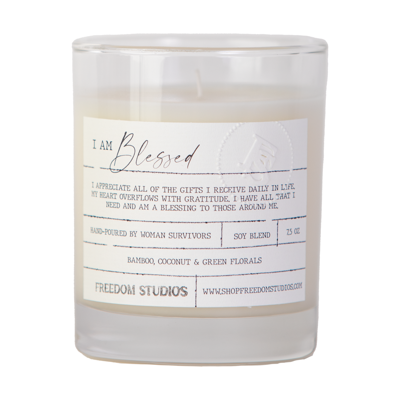 I AM Blessed Candle