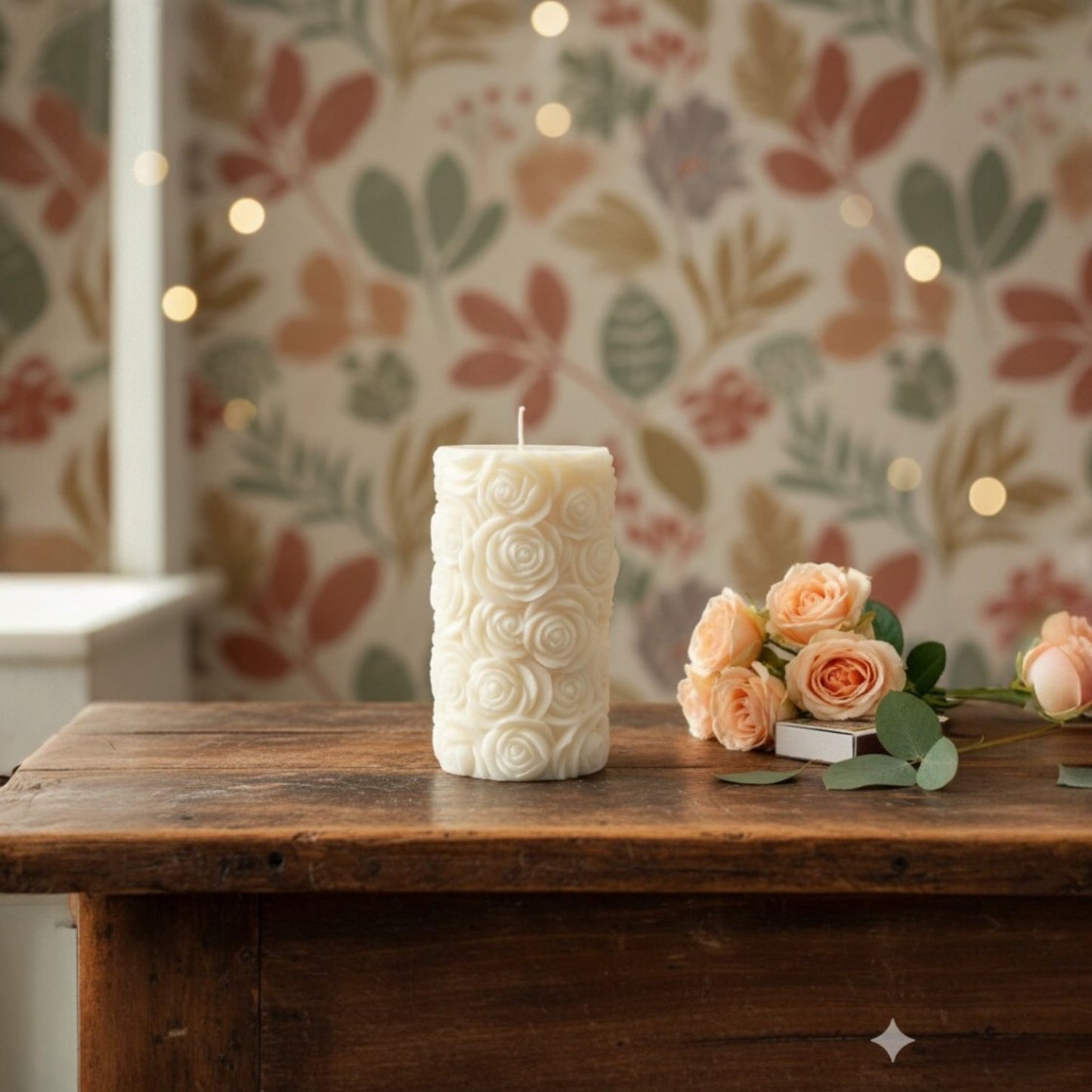 Botanical Pillar Candle