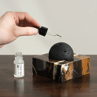 Lava Rock Stone Diffuser, Marble Base