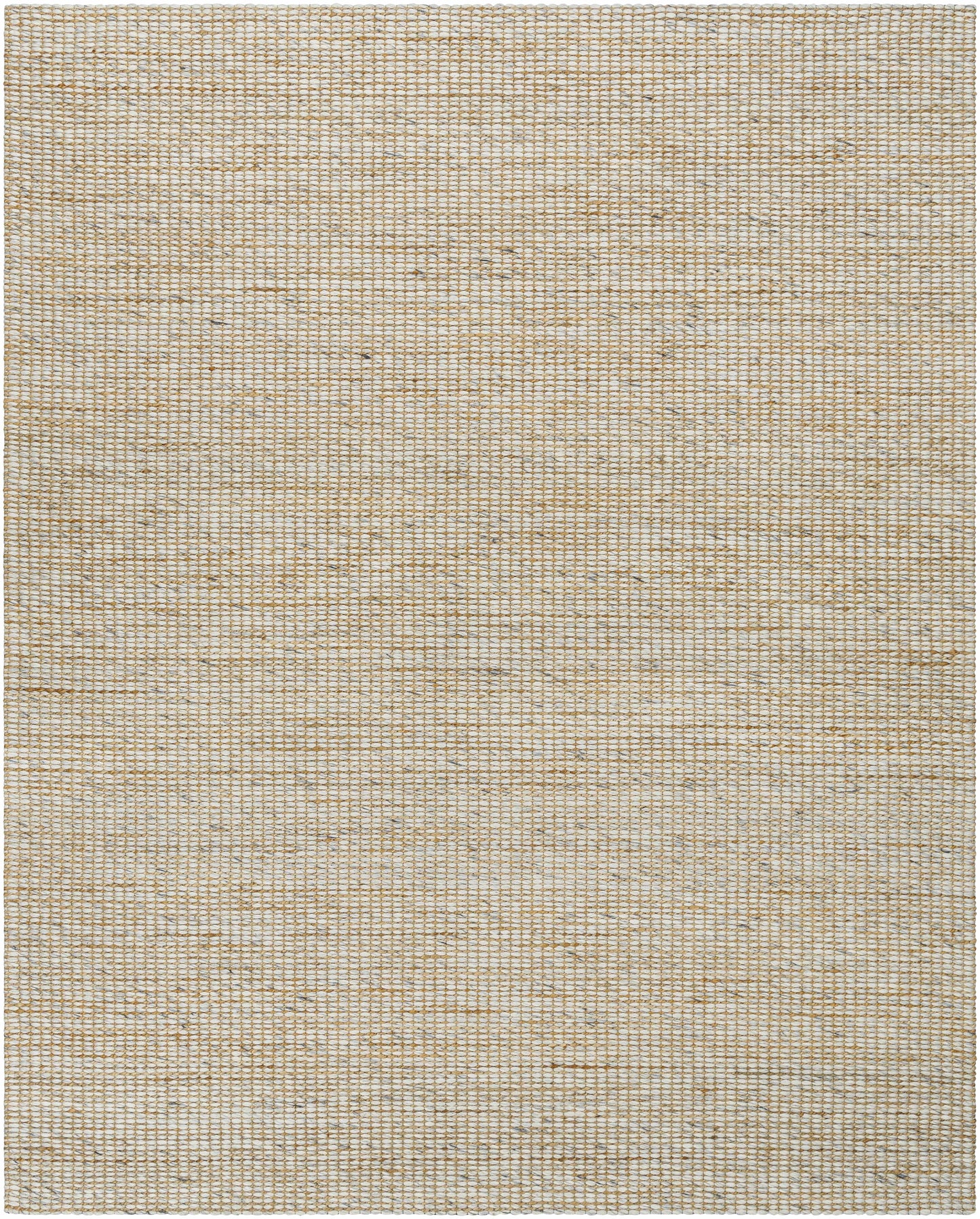 Cream Jute-Wool Blend Rug