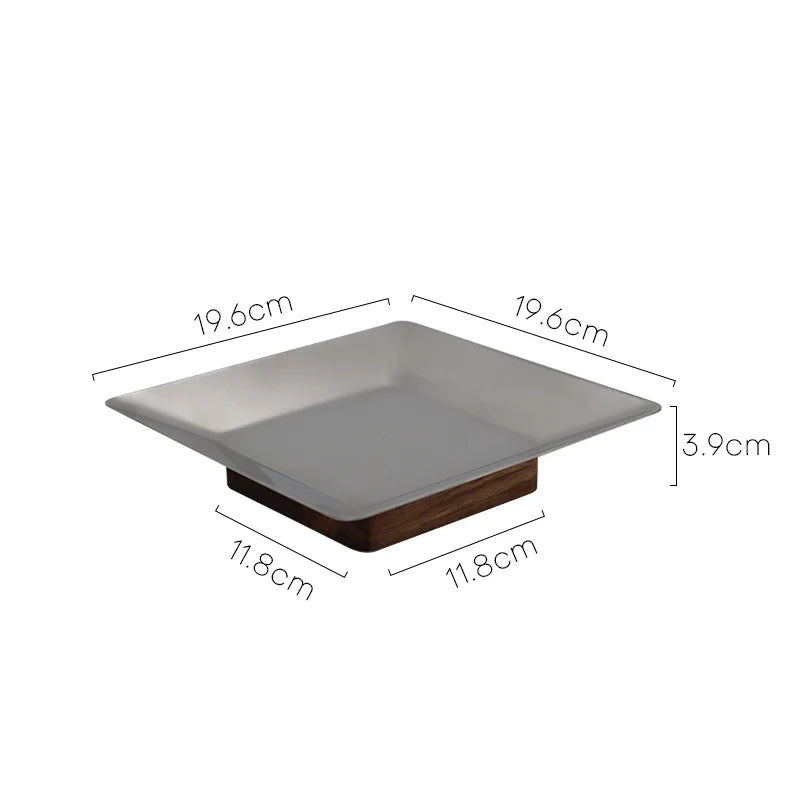 Acacia Pedestal Tray