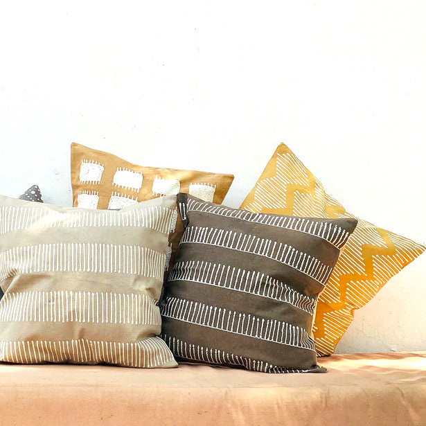 Rake Pillow Cover - Clay