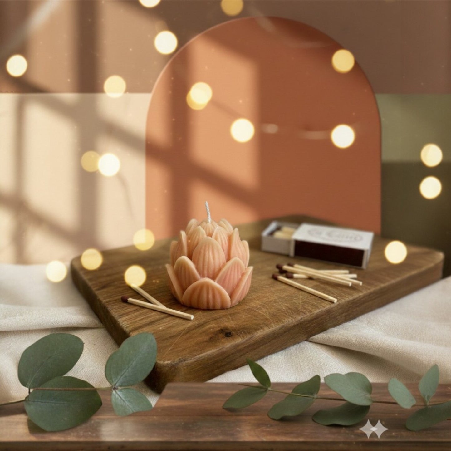 Mini Lotus Candle