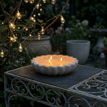 Fluted Candle Bowl