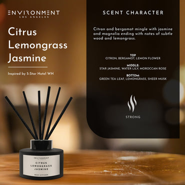 Citrus Lemongrass Jasmine Reed Diffuser