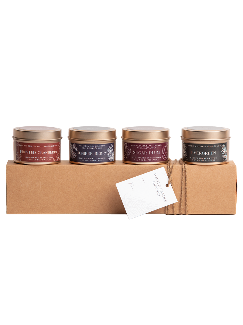 Winter Soy Candle Gift Set