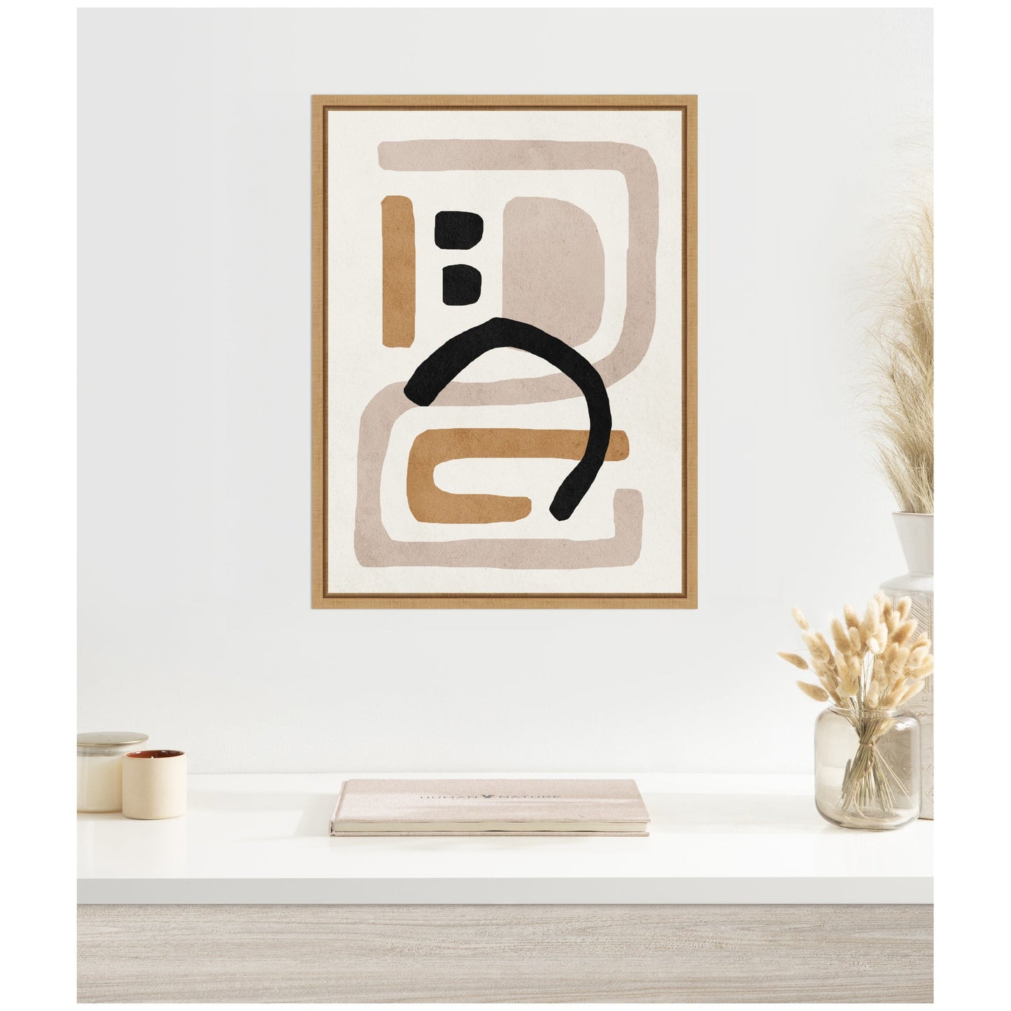 Neutral Abstract 2 - Framed Print