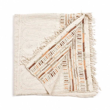 Unah Handwoven Organic Cotton Throw