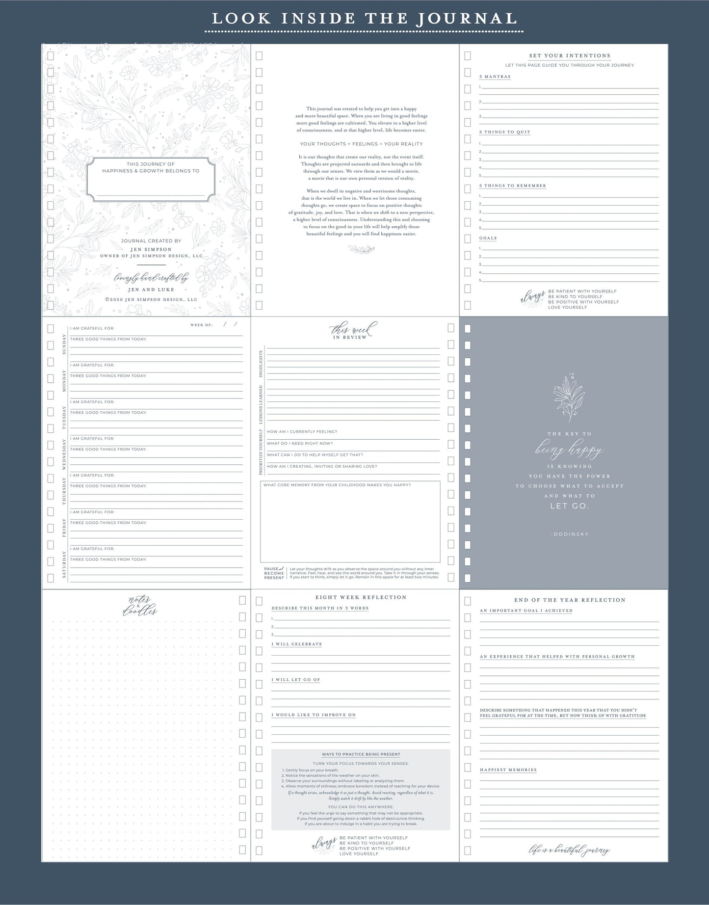 Surround Yourself with Happiness Journal