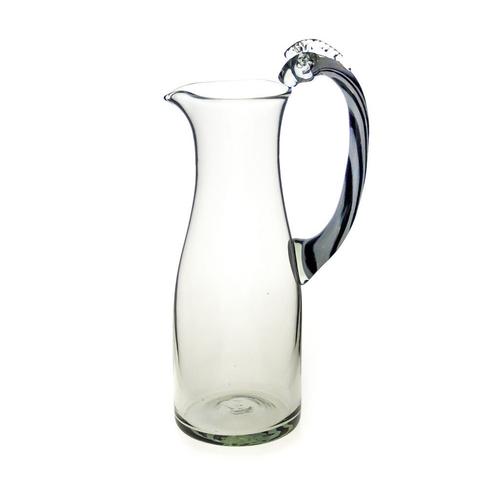 Zebra Pitcher - Recycled Glass