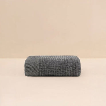 Pergamon Waffle Throw — Black