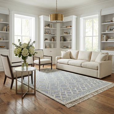 Indigo Wool Rug