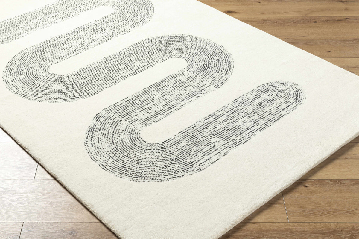 Saura Wavy Wool Area Rug