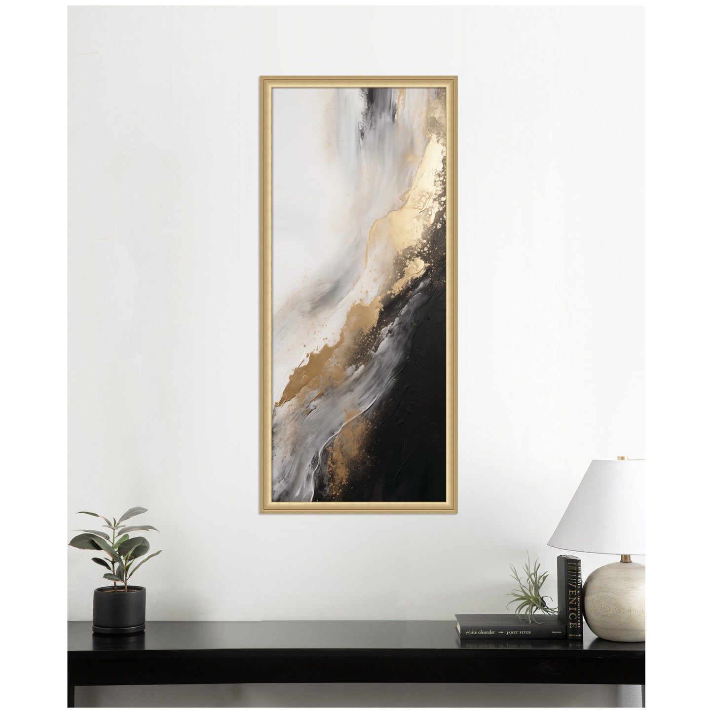 Drift Modern Abstract - Framed Print