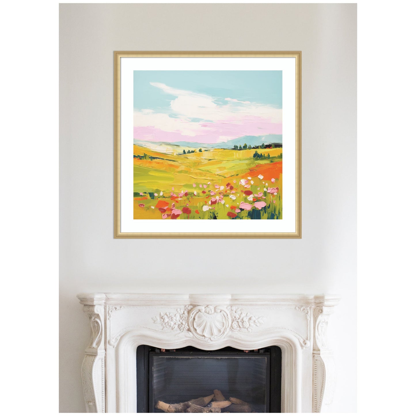 Colorful Meadow - Framed Print