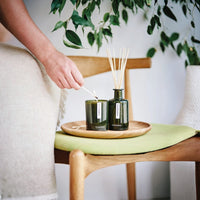 Green Bamboo Candle