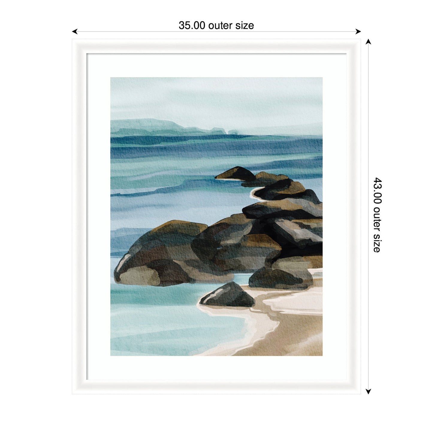 Ocean Breeze - Framed Print
