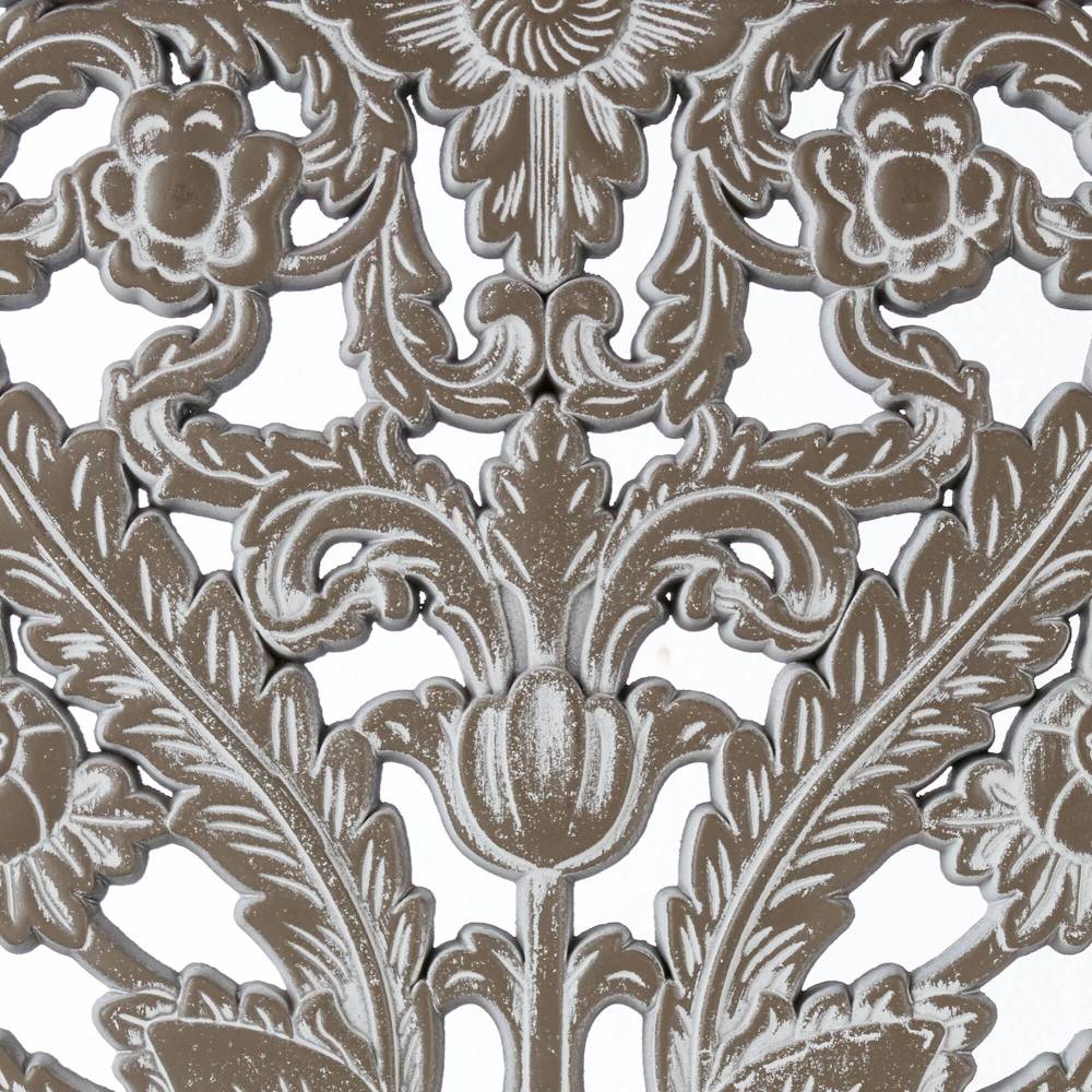 Lotus Carved Wall Panels, Set of 2