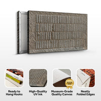 Modern Stone Pattern - Canvas Print