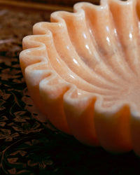 Fluted Makrana Marble Bowl