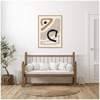 Neutral Abstract 1 - Framed Print