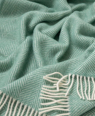 Highland Mint Herringbone Throw