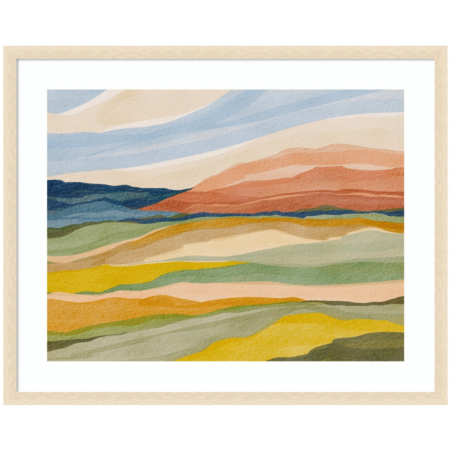 Vibrant Rhythm - Framed Print