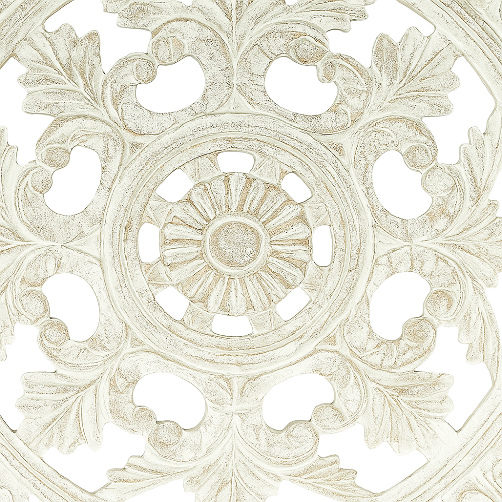 White Square Wood Wall Decor