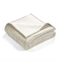 Solid Kantha Cotton Woven Throw