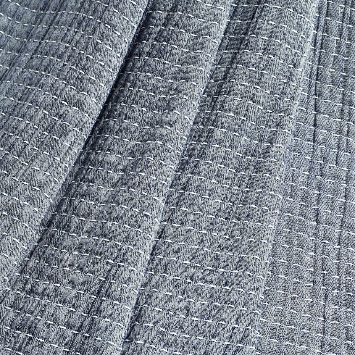 Solid Kantha Cotton Woven Throw