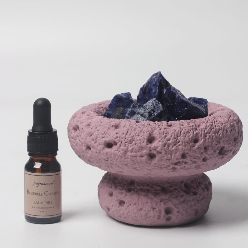 Purple moon-shaped diffuser