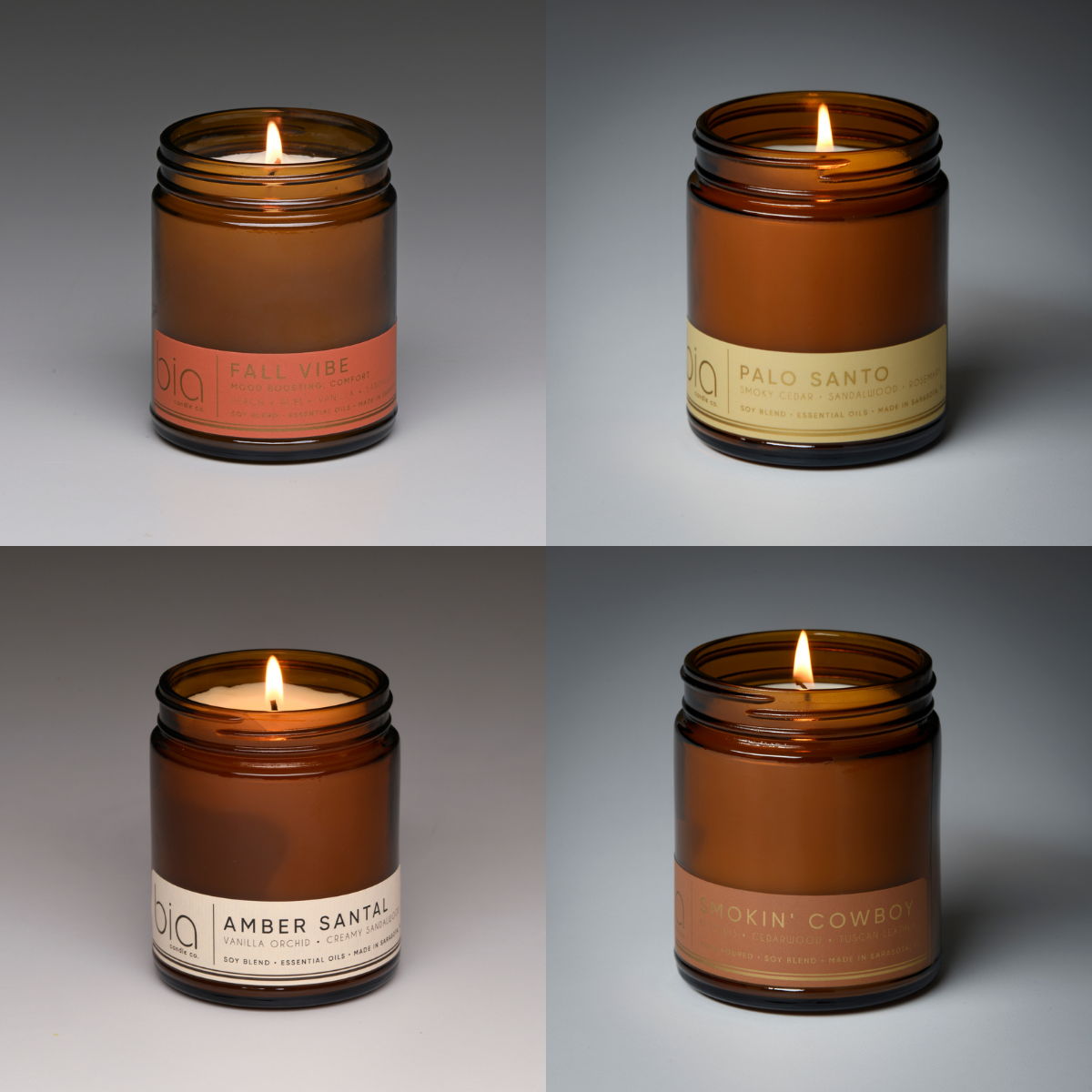 Fall Bundle Soy Candles - Set of 4