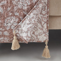 Botanical Reversible Cotton Throw
