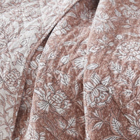 Botanical Reversible Cotton Throw