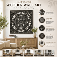 Wooden Handmade Wall Panel - 48x48"