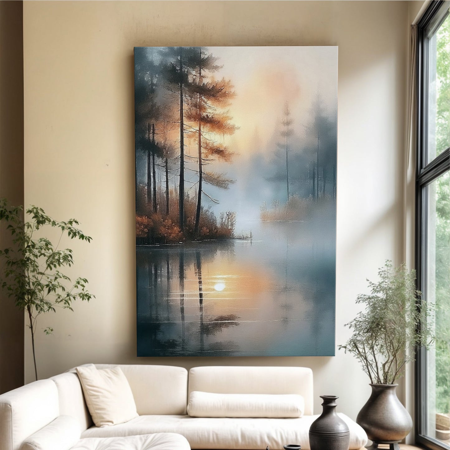 Morning Mist - Canvas Print