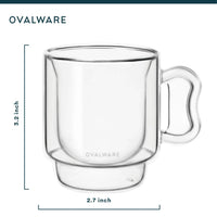 Double Wall Espresso Cup - Set of 2 or 4