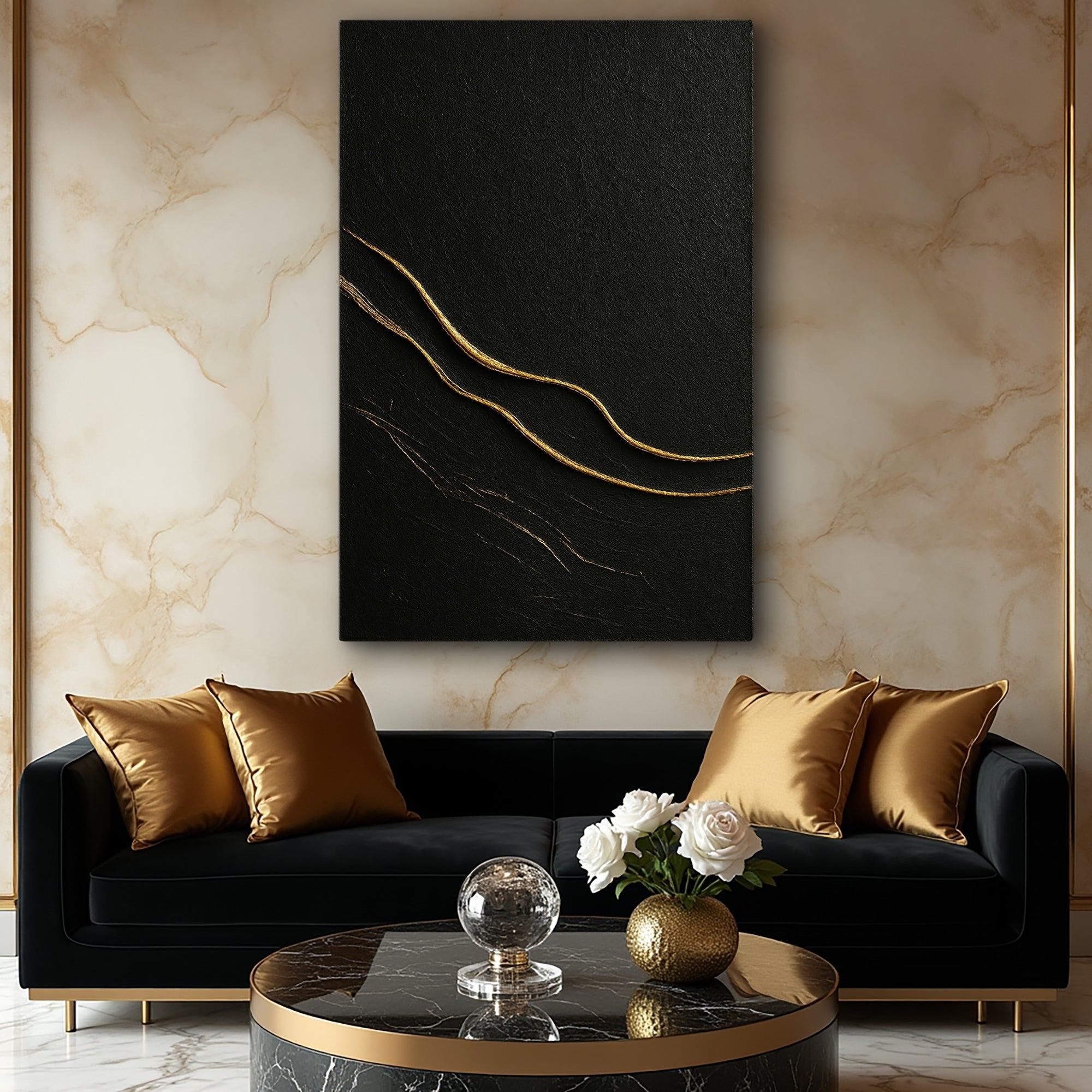 Modern Abstract Minimalist - Canvas Print