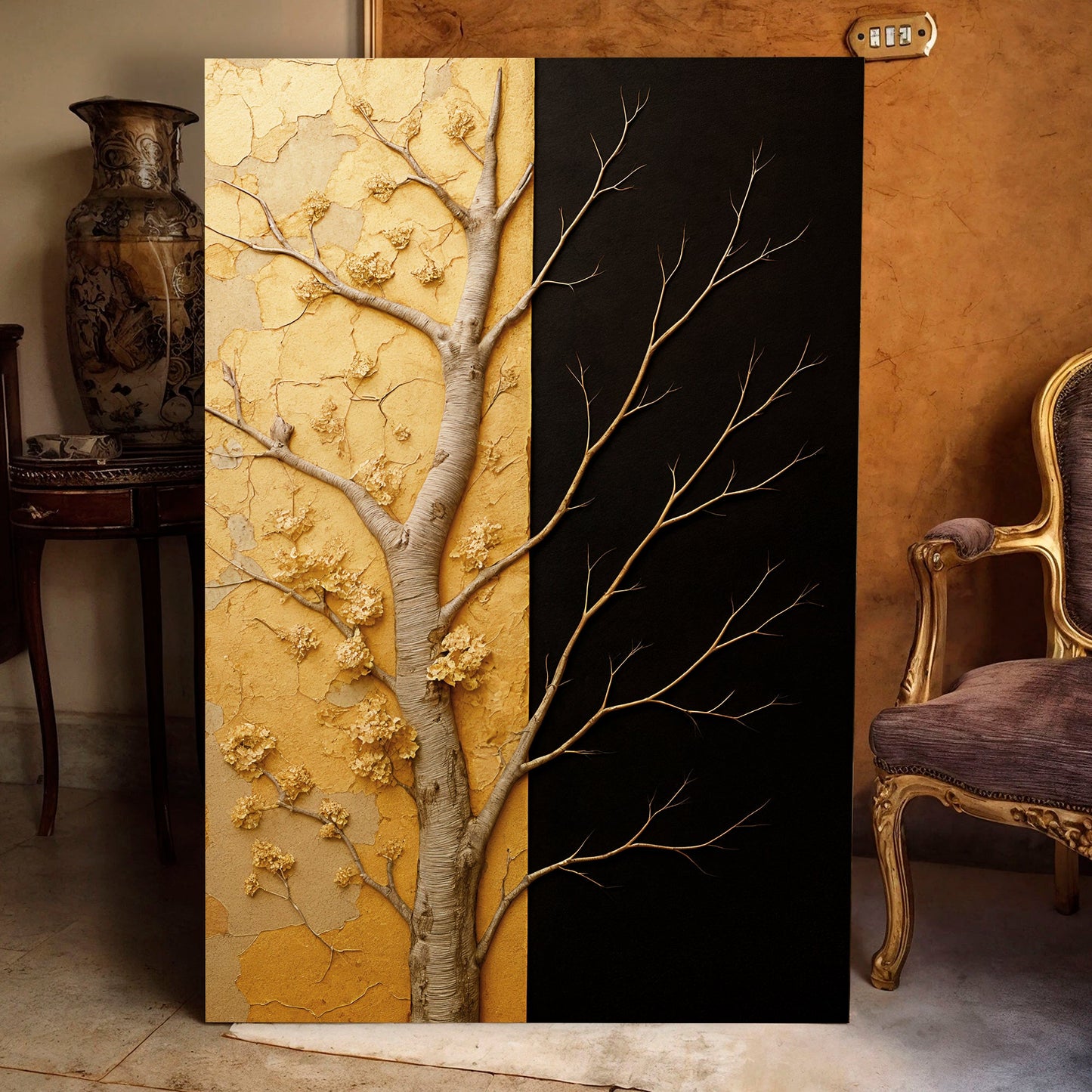 Golden Eclipse - Canvas Print